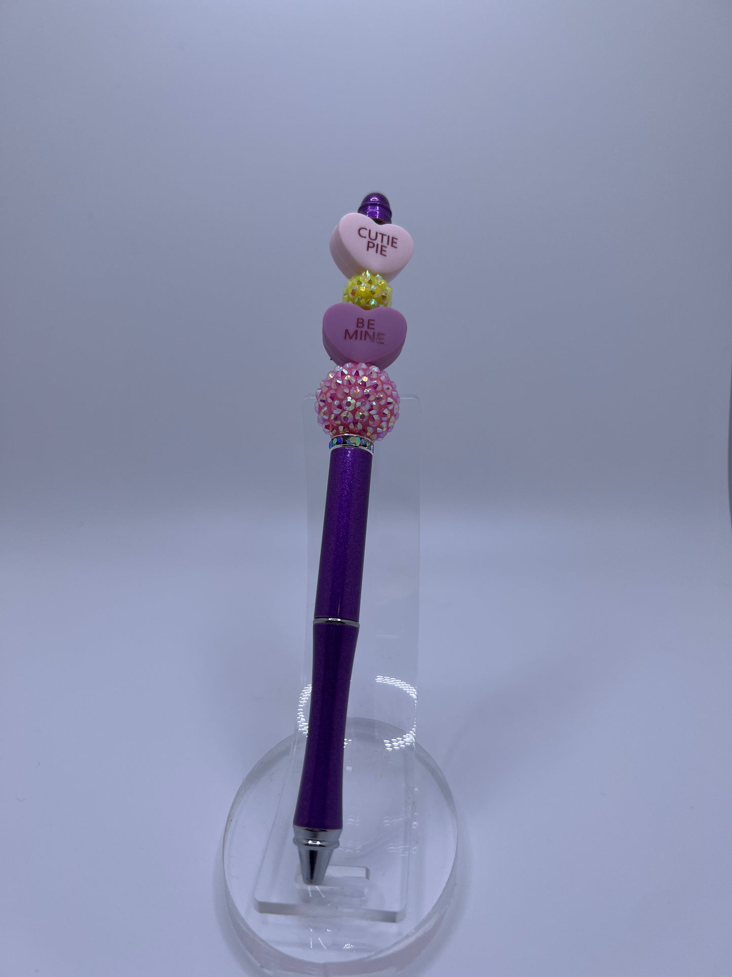 Valentine's beaded pen