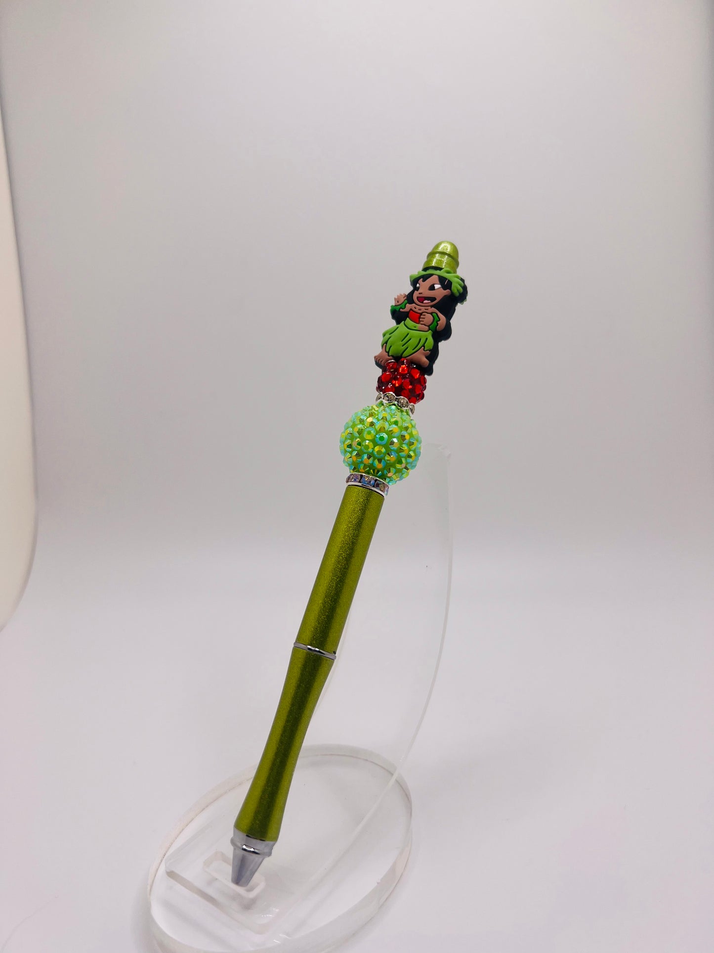 Hawaiian girl beaded pen