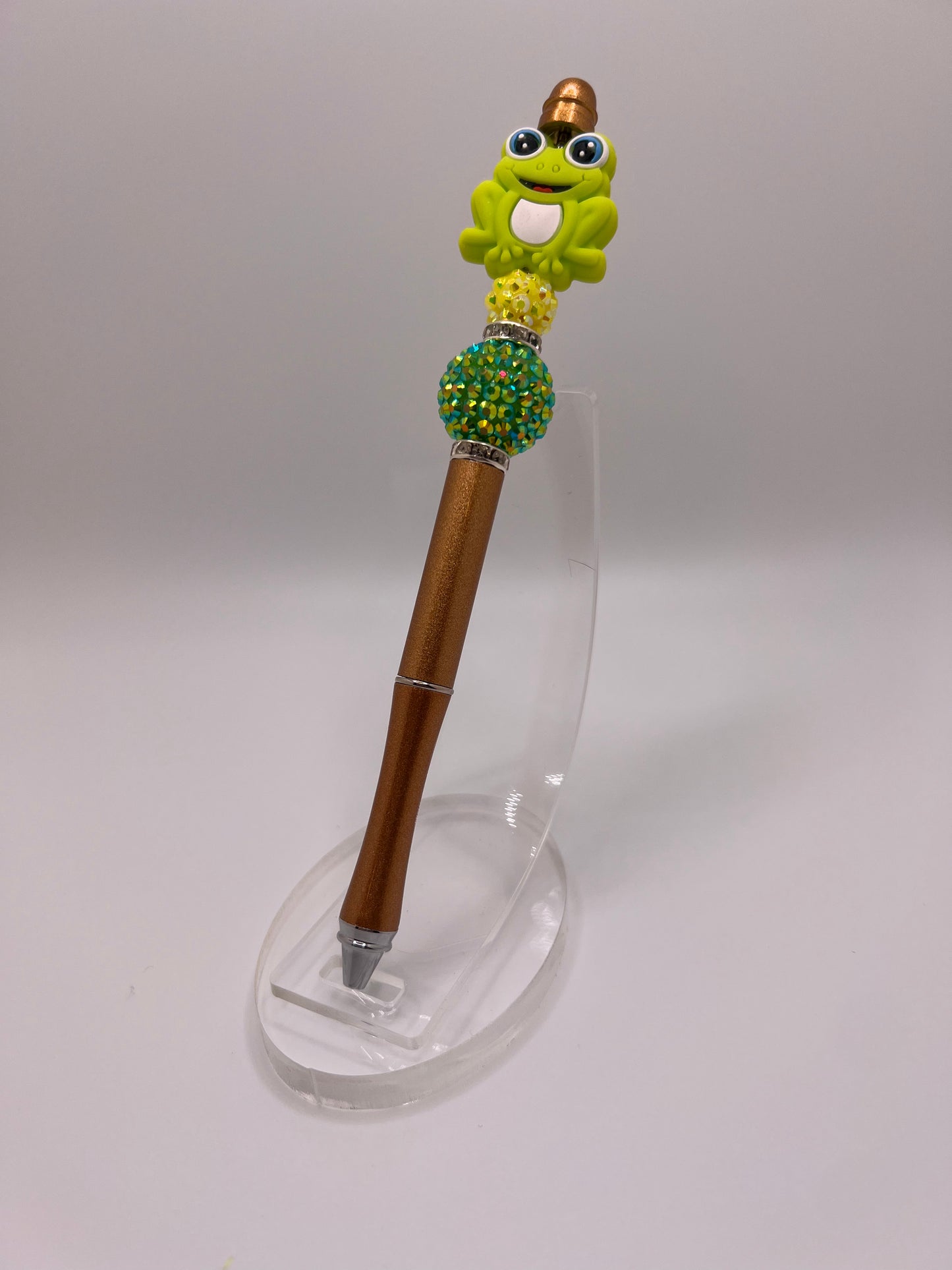 Frog beaded pen