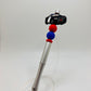 Police car rubber beaded pen