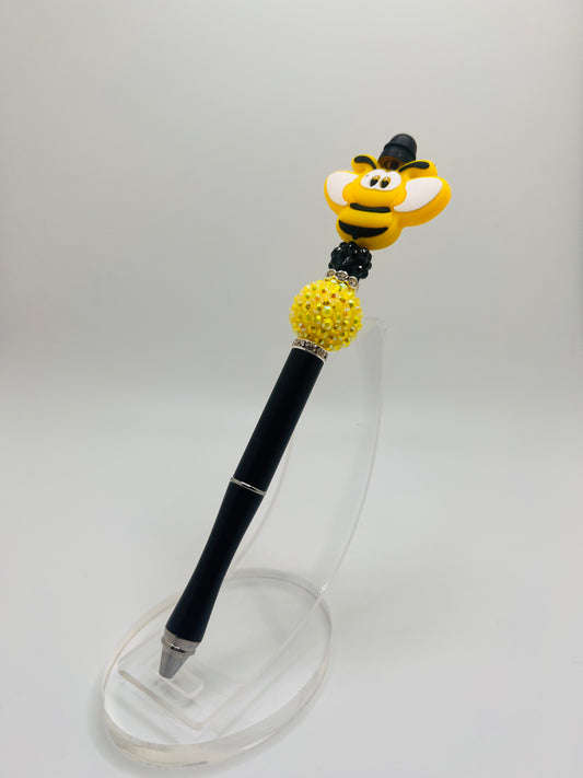 Bumble Bee beaded pen