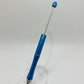 Blue Alien beaded pen